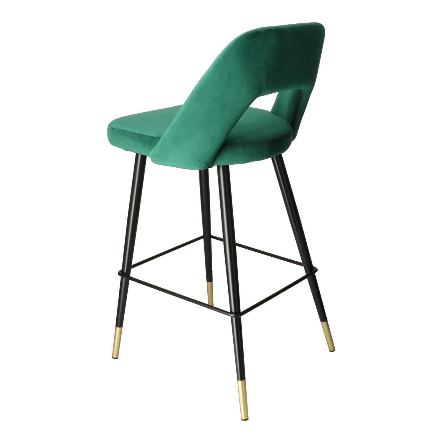 DL FANNY Zöld design Kárpitos beltéri bárszék